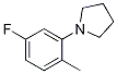 1-(5-氟-2-甲基苯基)吡咯烷結(jié)構(gòu)式_1000339-32-1結(jié)構(gòu)式