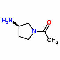 1-((R)-3-氨基-吡咯烷-1-基)-乙酮結(jié)構(gòu)式_1000870-09-6結(jié)構(gòu)式