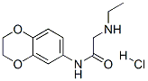 N-(2,3-二氫苯并[b][1,4]二噁英-6-基)-2-(乙基氨基)乙酰胺鹽酸鹽結(jié)構(gòu)式_100254-21-5結(jié)構(gòu)式