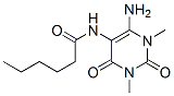 n-(6-氨基-1,2,3,4-四氫-1,3-二甲基-2,4-二氧代-5-嘧啶)-己酰胺結構式_100314-00-9結構式