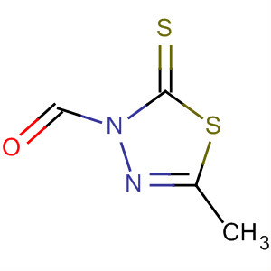 5-甲基-2-硫氧代-1,3,4-噻二唑-3(2H)-羧醛結構式_100747-87-3結構式