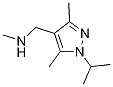 N-[(1-異丙基-3,5-二甲基-1H-吡唑-4-基)-甲基]-n-甲胺結(jié)構(gòu)式_1007520-12-8結(jié)構(gòu)式