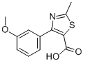 2-甲基-4-(3-甲氧基-苯基)-噻唑-5-羧酸結構式_1007873-58-6結構式