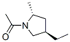 反式-(9CI)-1-乙?；?4-乙基-2-甲基吡咯烷結(jié)構(gòu)式_101347-72-2結(jié)構(gòu)式