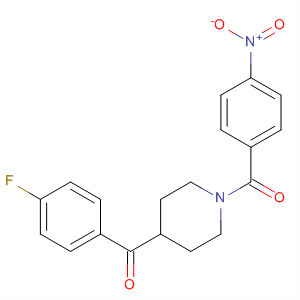 4-(4-氟苯甲酰基)-1-(4-硝基苯甲酰基)哌啶結(jié)構(gòu)式_101387-76-2結(jié)構(gòu)式