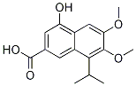 4-羥基-6,7-二甲氧基-8-(1-甲基乙基)-2-萘羧酸結(jié)構(gòu)式_101432-16-0結(jié)構(gòu)式