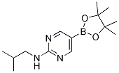N-異丁基-5-(4,4,5,5-四甲基-1,3,2-二噁硼烷-2-基)嘧啶-2-胺結(jié)構(gòu)式_1015242-06-4結(jié)構(gòu)式