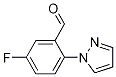 5-氟-2-(1H-吡唑-1-基)苯甲醛結構式_1015845-84-7結構式