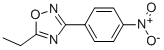5-乙基-3-(4-硝基苯基)-1,2,4-噁二唑結(jié)構(gòu)式_10185-65-6結(jié)構(gòu)式