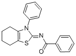N-(3-苯基-4,5,6,7-四氫-3H-苯并噻唑-2-基)-苯甲酰胺結(jié)構(gòu)式_102002-71-1結(jié)構(gòu)式