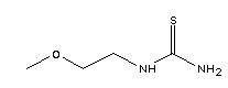 1-(2-甲氧基乙基)-2-硫脲結(jié)構(gòu)式_102353-42-4結(jié)構(gòu)式