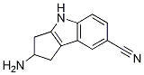 2-氨基-1,2,3,4-四氫環(huán)戊并[b]吲哚-7-甲腈結(jié)構(gòu)式_1029691-09-5結(jié)構(gòu)式