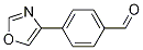 4-(噁唑-4-基)苯甲醛結(jié)構(gòu)式_1031927-06-6結(jié)構(gòu)式