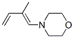(7ci,8ci)-4-(2-甲基-1,3-丁二烯基)-嗎啉結(jié)構(gòu)式_10321-84-3結(jié)構(gòu)式