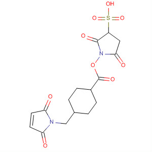 4-(N-馬來酰亞胺甲基)環(huán)己烷-1-羧酸 3-硫-n-羥基琥珀酰胺酯結(jié)構(gòu)式_103708-09-4結(jié)構(gòu)式