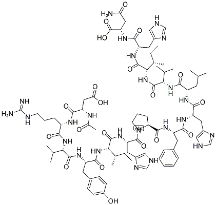 AC-ASP-ARG-VAL-TYR-ILE-HIS-PRO-PHE-HIS-LEU-VAL-ILE-HIS-ASN結(jié)構(gòu)式_104180-27-0結(jié)構(gòu)式