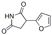 3-(2-呋喃基)-2,5-吡咯烷二酮結(jié)構(gòu)式_10422-14-7結(jié)構(gòu)式