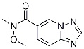 N-甲氧基-N-甲基-[1,2,4]噻唑并[1,5-a]吡啶-6-羧酰胺結(jié)構(gòu)式_1043902-88-0結(jié)構(gòu)式