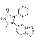 5-([1,2,4]噻唑并[1,5-a]吡啶-6-基)-4-甲基-1-(間甲苯)-1H-咪唑-2(3h)-酮結(jié)構(gòu)式_1043908-08-2結(jié)構(gòu)式