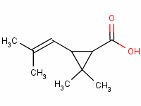 2,2-Dimethyl-3-(2-methylprop-1-enyl)cyclopropanecarboxylic acidStructure,10453-89-1Structure 2,2-Dimethyl-3-(2-methylprop-1-enyl)cyclopropanecarboxylic acid Structure,10453-89-1Structure