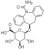 (R)-10-單羥基-10,11-二氫卡馬西平O-beta-D-葡糖苷酸鈉鹽結構式_104746-01-2結構式