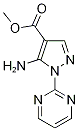 5-氨基-1-(嘧啶-2-基)-1H-吡唑-4-羧酸甲酯結(jié)構(gòu)式_104909-69-5結(jié)構(gòu)式