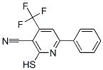 2-疏基-6-苯基-4-三氟甲基煙腈結(jié)構(gòu)式_104960-49-8結(jié)構(gòu)式