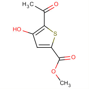 5-乙?；?4-羥基噻吩-2-羧酸甲酯結(jié)構(gòu)式_104992-12-3結(jié)構(gòu)式