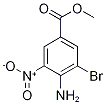 4-氨基-3-溴-5-硝基苯甲酸甲酯結構式_105655-17-2結構式