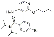2-(4-氨基-2-丁氧基吡啶-3-基)-4-溴-N,N-二異丙基苯甲酰胺結(jié)構(gòu)式_1058129-83-1結(jié)構(gòu)式