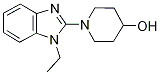 1-(1-乙基-1H-苯并咪唑-2-基)-哌啶-4-醇結(jié)構(gòu)式_1065483-90-0結(jié)構(gòu)式