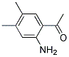 (9ci)-1-(2-氨基-4,5-二甲基苯基)-乙酮結(jié)構(gòu)式_106634-67-7結(jié)構(gòu)式