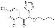 2-丁氧基-1-(2,4-二氯苯基)-2-(1H-咪唑-1-基)-乙酮結(jié)構(gòu)式_106837-08-5結(jié)構(gòu)式