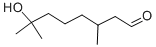 3,7-Dimethyl-7-hydroxyoctanal Structure,107-75-5Structure