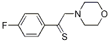 2-(4-氟苯基)-1-(4-嗎啉)乙烷硫酮結構式_107825-27-4結構式