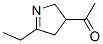 (9ci)-1-(5-乙基-3,4-二氫-2H-吡咯-3-基)-乙酮結(jié)構(gòu)式_107942-25-6結(jié)構(gòu)式