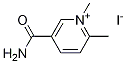 3-(氨基羰基)-1,6-二甲基-吡啶鎓碘化物結(jié)構(gòu)式_107971-06-2結(jié)構(gòu)式