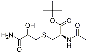 N-乙?；?s-(3-氨基-2-羥基-3-氧代丙基)-l-半胱氨酸-1,1-二甲基乙酯結(jié)構(gòu)式_1079950-08-5結(jié)構(gòu)式