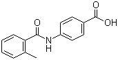 4-[(2-甲基苯)酰胺]苯甲酸結(jié)構(gòu)式_108166-22-9結(jié)構(gòu)式