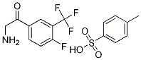 2-氨基-1-[4-氟-3-(三氟甲基)苯基]乙酮對(duì)甲苯磺酸鹽結(jié)構(gòu)式_1082951-17-4結(jié)構(gòu)式