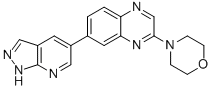 2-(4-嗎啉)-7-(1H-吡唑并[3,4-b]吡啶-5-基)喹噁啉結(jié)構(gòu)式_1083320-98-2結(jié)構(gòu)式