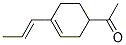 (z)-(9ci)-1-[4-(1-丙烯基)-3-環(huán)己烯-1-基]-乙酮結(jié)構(gòu)式_108338-49-4結(jié)構(gòu)式