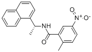 2-甲基-n-(1r-萘-1-基-乙基)-5-硝基苯甲酰胺結構式_1093070-15-5結構式