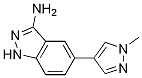 5-(1-甲基-1H-吡唑-4-基)-1H-吲唑-3-胺結(jié)構(gòu)式_1093965-09-3結(jié)構(gòu)式