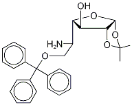 5-氨基-5-脫氧-1,2-O-異亞丙基-6-O-三苯甲基-alpha-D-乳呋喃糖結(jié)構(gòu)式_109681-00-7結(jié)構(gòu)式