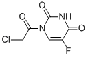 (9ci)-1-(氯乙?；?-5-氟-2,4(1H,3h)-嘧啶二酮結(jié)構(gòu)式_110073-43-3結(jié)構(gòu)式