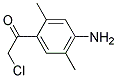 (9ci)-1-(4-氨基-2,5-二甲基苯基)-2-氯-乙酮結(jié)構(gòu)式_110872-53-2結(jié)構(gòu)式