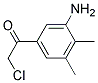 (9ci)-1-(3-氨基-4,5-二甲基苯基)-2-氯-乙酮結(jié)構(gòu)式_110872-55-4結(jié)構(gòu)式
