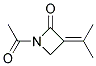 (9ci)-1-乙?；?3-(1-甲基亞乙基)-2-氮雜啶酮結(jié)構(gòu)式_111463-26-4結(jié)構(gòu)式