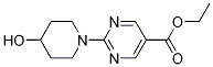 2-(4-羥基哌啶-1-基)嘧啶-5-羧酸乙酯結(jié)構(gòu)式_1116339-70-8結(jié)構(gòu)式